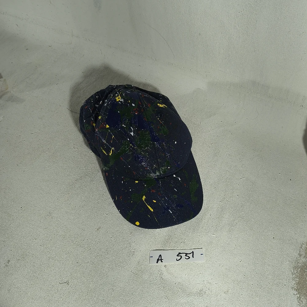 Unisex Navy Blue Adj Cap 551 with Unique Street Wear Art Timothy Designs